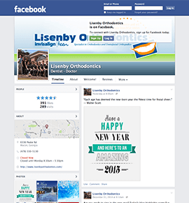 Lisenby Orthodontics Facebook Page