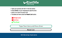 Shopping List App