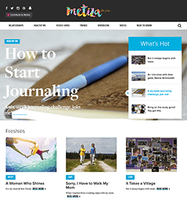 Metiza Magazine - Desktop Home Page
