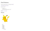 Search by Pokemon Name or ID using PokéAPI