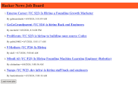 Hacker News Job Board in React